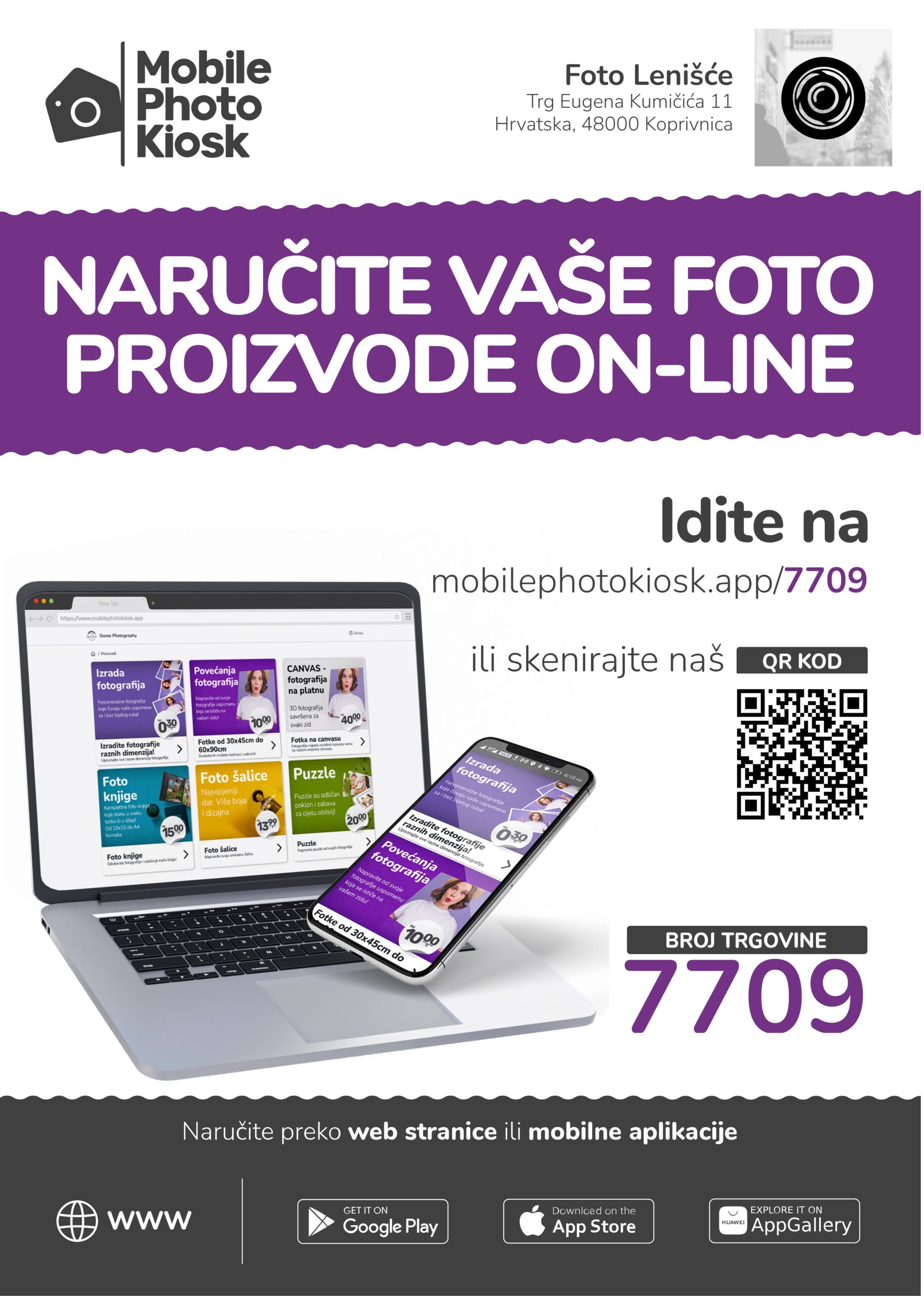 Mobile Photo Kiosk — online naručivanje fotografija